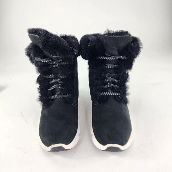 Mark Nason Block Apres Booties US 8 Women's Genuine Shearling Comfort Boots - Picture 2 of 13